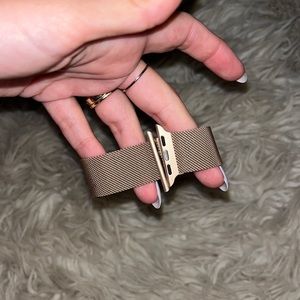 Womens gold Apple Watch band